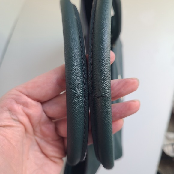 Kate Spade Post Street Halsey Large Saffiano Leather Green Tote Bag‎ READ - Picture 7 of 15